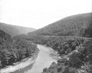 द पैक्सडल, एलेघेनी पर्वत, पेंसिल्वेनिया, यूएसए, c1900। द्वारा अज्ञात