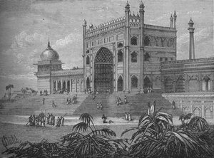 दिल्ली में पैलेस, c1880 द्वारा अज्ञात