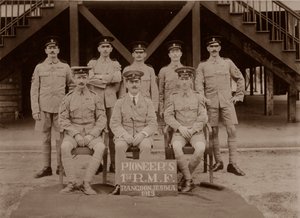 द पायनियर्स ऑफ़ द 1st रॉयल मुंस्टर फ्यूसिलर्स, रंगून, बर्मा, 1913। द्वारा अज्ञात