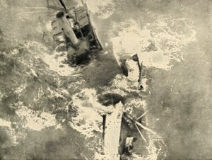 द पाइरेट्स वर्क: स्टीमर ब्रेकिंग अप, 1919। द्वारा अज्ञात