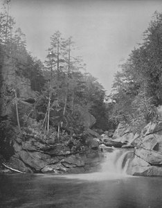 पूल, फ्रेंकोनिया रेंज, व्हाइट माउंटेन, c1897। द्वारा अज्ञात