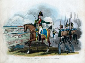 ऑरेंज डिस्ट्रिब्यूटिंग द प्रिंस ऑफ ऑरेंज, 1815 द्वारा अज्ञात
