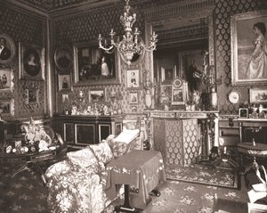क्वींस सिटिंग रूम, विंडसर कैसल, बर्कशायर, 1894। द्वारा अज्ञात