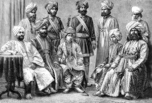 बहावलपुर का राजा और उसका दरबार, 1895 द्वारा अज्ञात