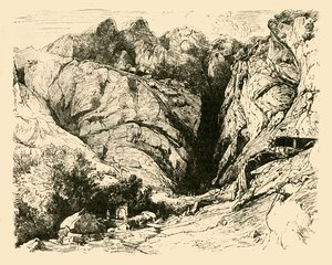द वाल्फी ऑफ द गल्स ऑफ रिपुल्से का रवीन, 1890। द्वारा अज्ञात