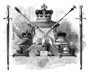द रेजलिया ऑफ़ इंग्लैंड, c1820 c1895 द्वारा अज्ञात