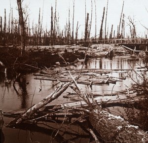 नदी Ailette, उत्तरी फ्रांस, c1914-c1918 द्वारा अज्ञात