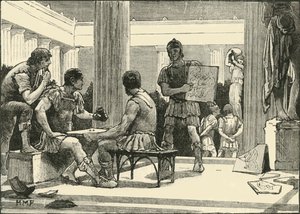1890 में कोरिंथ में रोमनों। द्वारा अज्ञात