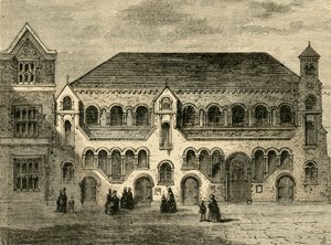 स्कॉच नेशनल चर्च, क्राउन कोर्ट, 1881। द्वारा अज्ञात
