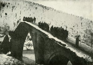 अल्बानिया, 1919 के माध्यम से उनके पीछे हटने पर सर्बियाई सेना के जनरल स्टाफ। द्वारा अज्ञात
