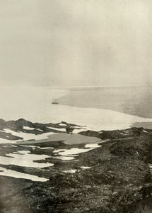 द शिप ऑफ़ प्रैम पॉइंट, जस्ट बिफोर लीविंग फॉर द नॉर्थ, c1908, 1909 द्वारा अज्ञात