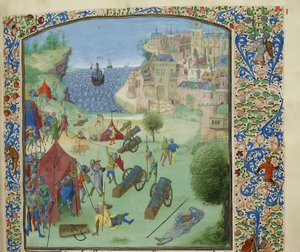 लिस्बन की घेराबंदी, 1384, सीए 1470-1475। द्वारा अज्ञात
