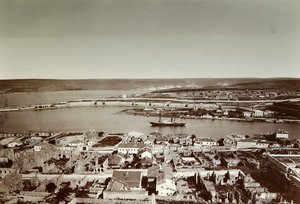 दक्षिण खाड़ी और केप पॉल, सेवस्तोपोल, क्रीमिया, 1850 द्वारा अज्ञात