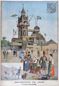 1900, पेरिस, 1900 की सार्वभौमिक प्रदर्शनी में स्वीडिश पैवेलियन द्वारा अज्ञात