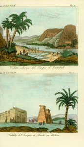अबू सिंबल (इसांबुल), नूबिया में रामसेस द्वितीय का मंदिर, और डक्का, नूबिया में थोथ का मंदिर द्वारा अज्ञात