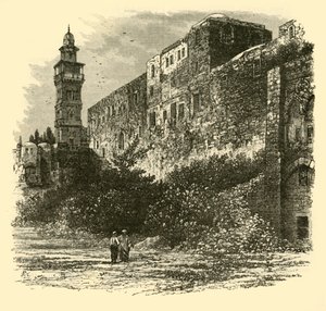एंटोनिया, जेरूसलम, 1890 का टॉवर। द्वारा अज्ञात