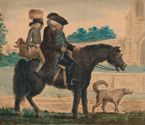 ग्रैंडचेस्टर में एक पेक पाव की त्रिपल प्रवेशिका, c1787। द्वारा अज्ञात