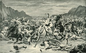 कंधार कैवलरी पीछा की विजय अरगंडब नदी को, 1901। द्वारा अज्ञात
