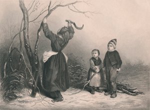 द वुडकटर्स, सी 1850 द्वारा अज्ञात