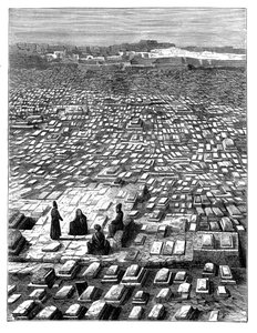 मक्का में कब्रिस्तान, c1890 द्वारा अज्ञात