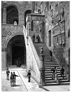 बार्गेलो, फ्लोरेंस, इटली का आंगन, 1882 द्वारा अज्ञात