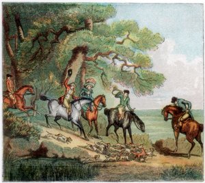 मार, लोमड़ी का शिकार, 1787 1890 द्वारा अज्ञात