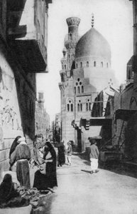 देशी क्वार्टर, काहिरा, मिस्र, c1920s द्वारा अज्ञात
