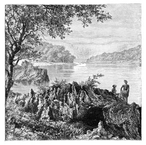 मौलमीन, म्यांमार, 1895 के ऊपर सलवेन नदी द्वारा अज्ञात