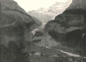 घाटी, ग्रिंडेनवल्ड, स्विट्जरलैंड, 1895। द्वारा अज्ञात