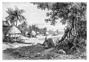 सवाई गांव, कार-निकोबार, निकोबार द्वीप समूह, भारत, 1895 द्वारा अज्ञात