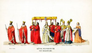 शेक्सपियर के नाटक, हेनरी VIII, 19 वीं सदी के लिए रंगमंच की पोशाक के डिजाइन द्वारा अज्ञात