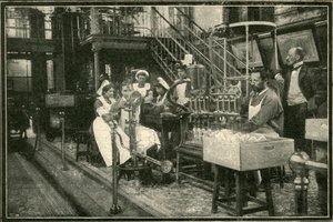 यह इज़ द इंटीरियर ऑफ़ द ज़ार डिस्टिलरीज।, 1901। द्वारा अज्ञात