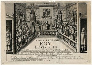 यह अच्छा राजा लुई XIV है। सार्वजनिक दर्शकों को देते हुए राजा, 1668। द्वारा अज्ञात