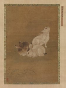 तीन खरगोश। द्वारा अज्ञात