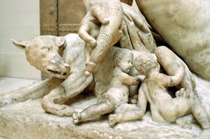 Tiber नदी के Tiberinus रोमन देवता, 1 शताब्दी ई द्वारा अज्ञात