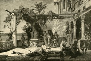 Capreae पर Tiberius, 1890। द्वारा अज्ञात