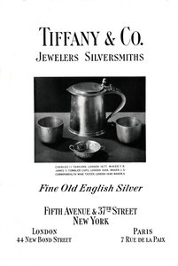 टिफ़नी एंड कंपनी विज्ञापन, 1937 द्वारा अज्ञात