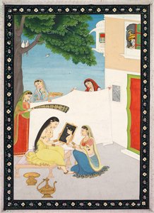 राधा के शौचालय, सी। 1810-1820। द्वारा अज्ञात
