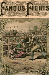 टॉम लैंग्स की दूसरी लड़ाई जैक लैंगान के साथ, 1824 के अंत में 19 वीं या 20 वीं सदी की शुरुआत में द्वारा अज्ञात