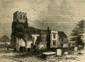 टोटेनहम चर्च, सी 1876। द्वारा अज्ञात