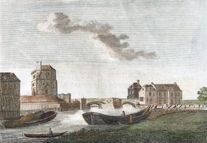 टॉवर ऑफ़ फ्रांसिस्कन फ्रैरी, ऑक्सफोर्ड, 1788 द्वारा अज्ञात