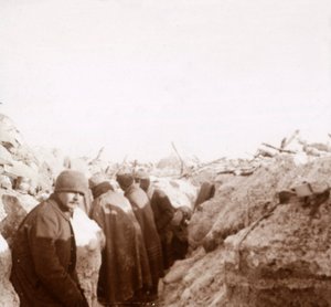 खाइयों, ताहुर, उत्तरी फ्रांस, c1914-c1918 द्वारा अज्ञात