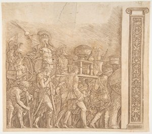 सीज़र की विजय: द कॉर्सलेट बियरर्स, ca. 1490। द्वारा अज्ञात