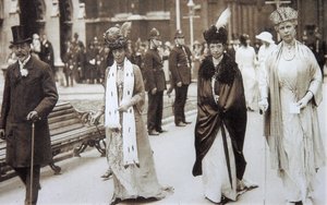 रूस की त्सरीना मारिया फ्योडोरोवना, ब्रिटेन का दौरा, 1890 द्वारा अज्ञात