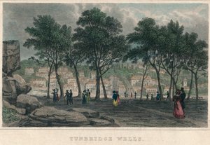 टुनब्रिज वेल्स, 1828। द्वारा अज्ञात