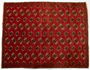 तुर्कमेन मेन कार्पेट, 1870 के दशक। द्वारा अज्ञात