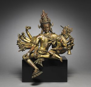 Uma-Maheshvara, 1300s.  द्वारा अज्ञात