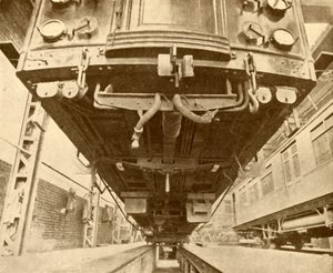 अंडरग्राउंड: अंडर एक जिला रेलवे इलेक्ट्रिक कार, 1930। द्वारा अज्ञात