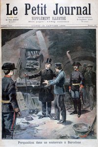 अराजकतावादियों के लिए भूमिगत खोज, बार्सिलोना, 1894 द्वारा अज्ञात