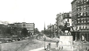 यूनियन स्क्वायर, न्यूयॉर्क, यूएसए, 1895। द्वारा अज्ञात